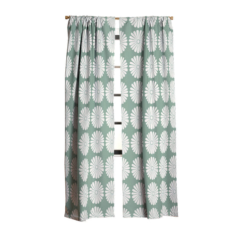 Colour Poems Retro Daisy XX Blackout Window Curtain