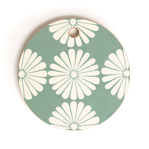 Colour Poems Retro Daisy XX Cutting Board Round