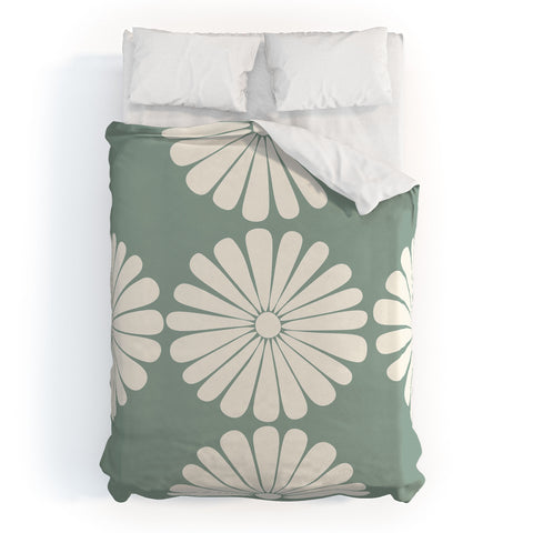 Colour Poems Retro Daisy XX Duvet Cover