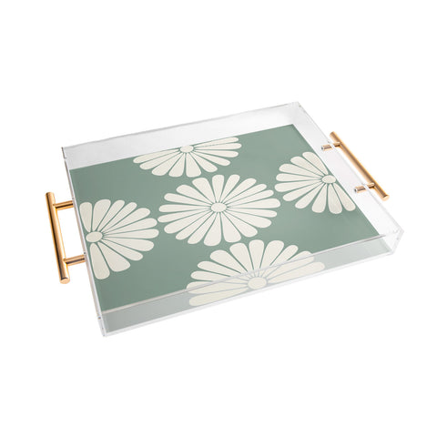 Colour Poems Retro Daisy XX Acrylic Tray