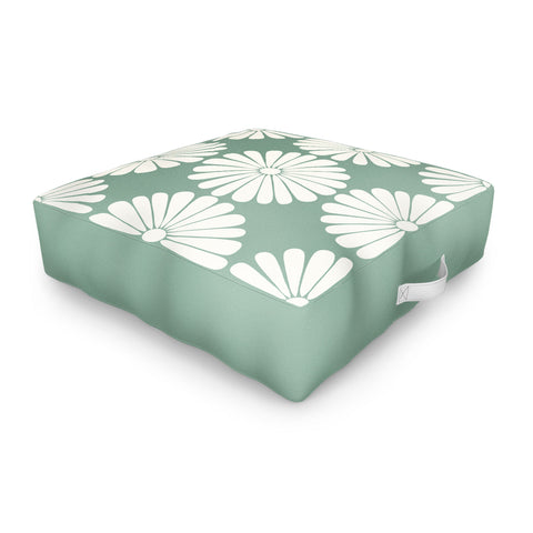 Colour Poems Retro Daisy XX Outdoor Floor Cushion