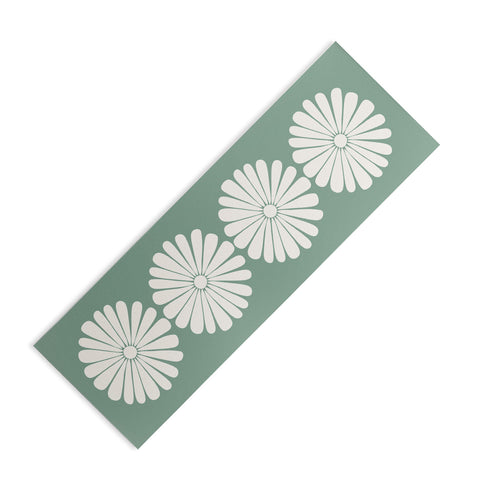 Colour Poems Retro Daisy XX Yoga Mat