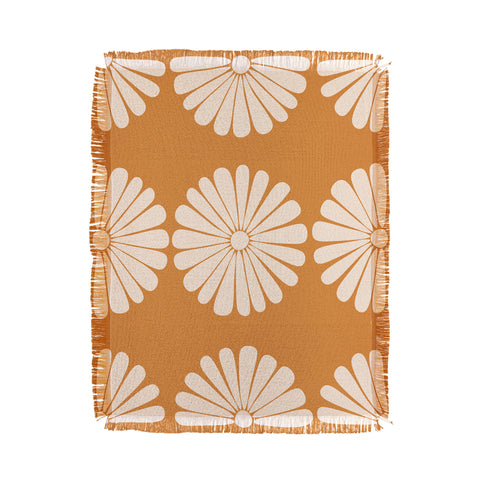Colour Poems Retro Daisy XXII Throw Blanket