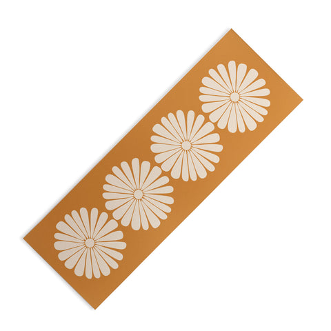 Colour Poems Retro Daisy XXII Yoga Mat