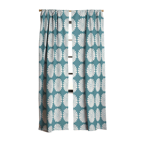 Colour Poems Retro Daisy XXIII Blackout Window Curtain