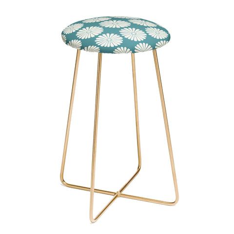 Colour Poems Retro Daisy XXIII Counter Stool