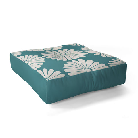 Colour Poems Retro Daisy XXIII Floor Pillow Square