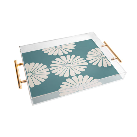 Colour Poems Retro Daisy XXIII Acrylic Tray