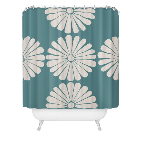 Colour Poems Retro Daisy XXIII Shower Curtain