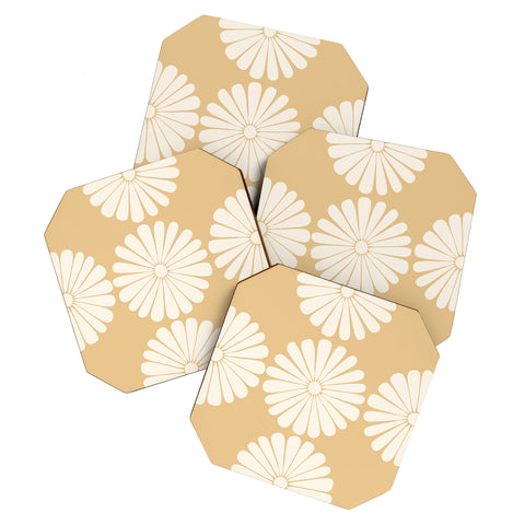 Colour Poems Retro Daisy XXIV Coaster Set