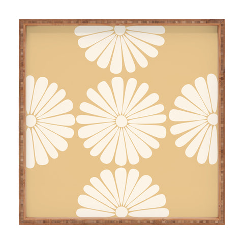 Colour Poems Retro Daisy XXIV Square Tray