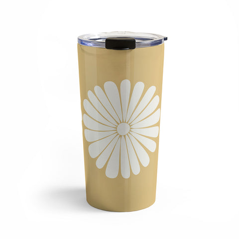 Colour Poems Retro Daisy XXIV Travel Mug