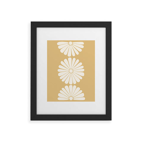 Colour Poems Retro Daisy XXIV Framed Art Print