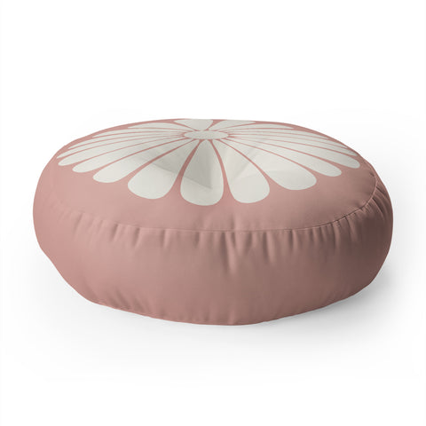 Colour Poems Retro Daisy XXVI Floor Pillow Round