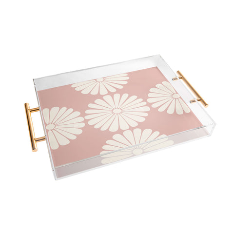 Colour Poems Retro Daisy XXVI Acrylic Tray