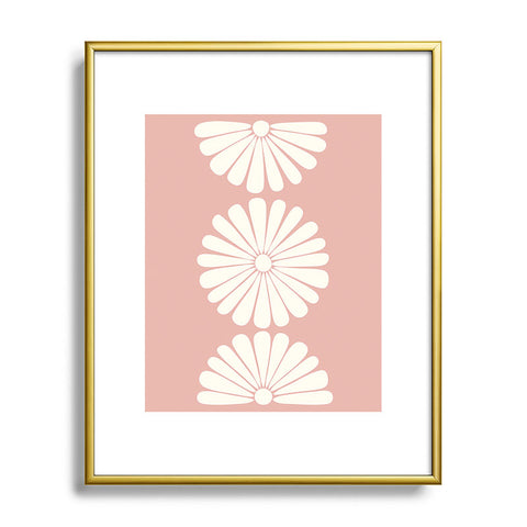 Colour Poems Retro Daisy XXVI Metal Framed Art Print
