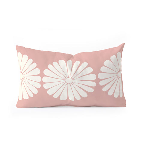 Colour Poems Retro Daisy XXVI Oblong Throw Pillow