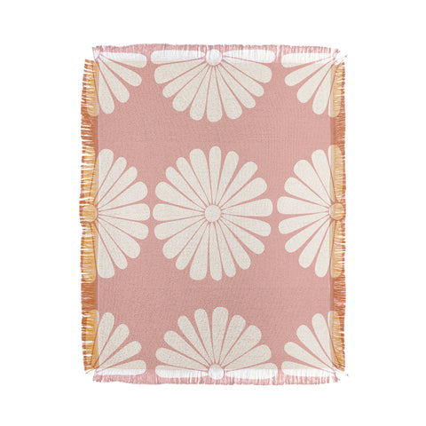 Colour Poems Retro Daisy XXVI Throw Blanket