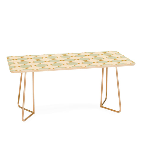 Colour Poems Retro Geometric Pattern III Coffee Table