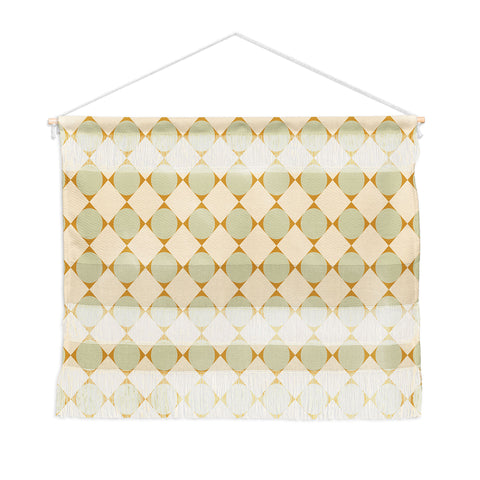 Colour Poems Retro Geometric Pattern III Wall Hanging Landscape