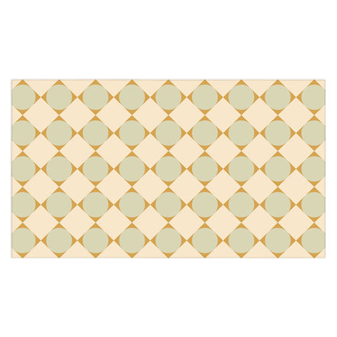 Colour Poems Retro Geometric Pattern III Tablecloth