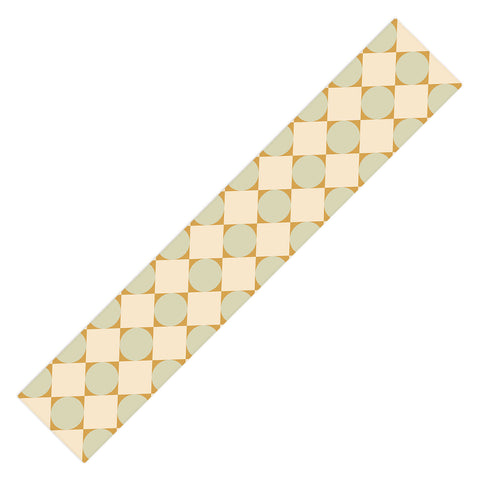 Colour Poems Retro Geometric Pattern III Table Runner