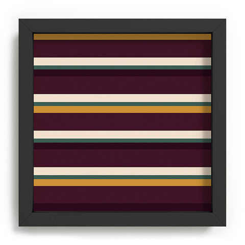 Colour Poems Retro Stripes XII Recessed Framing Square