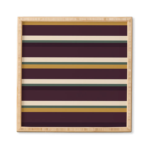 Colour Poems Retro Stripes XII Framed Wall Art