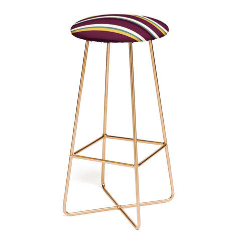 Colour Poems Retro Stripes XII Bar Stool