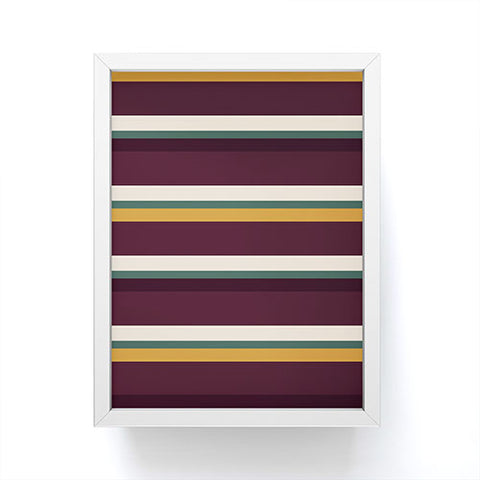 Colour Poems Retro Stripes XII Framed Mini Art Print