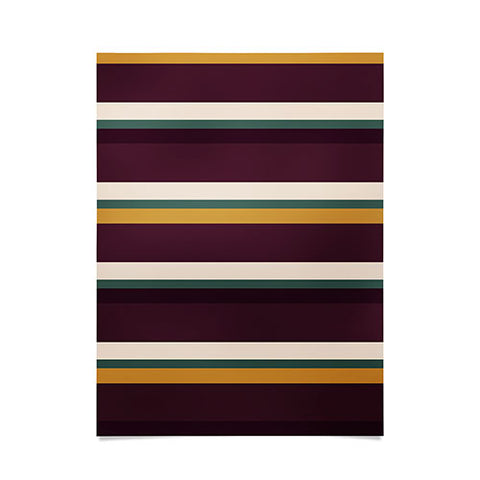 Colour Poems Retro Stripes XII Poster