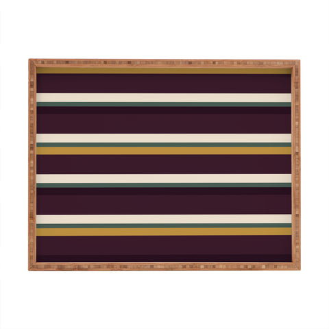 Colour Poems Retro Stripes XII Rectangular Tray