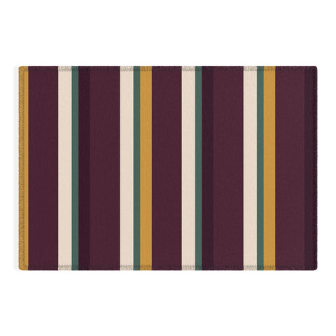 Colour Poems Retro Stripes XII Outdoor Rug