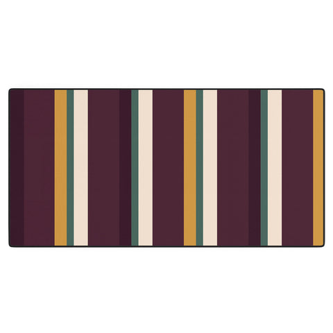 Colour Poems Retro Stripes XII Desk Mat