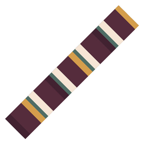 Colour Poems Retro Stripes XII Table Runner