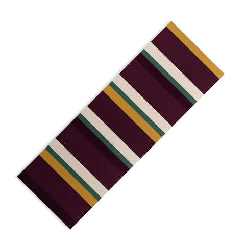 Colour Poems Retro Stripes XII Yoga Mat