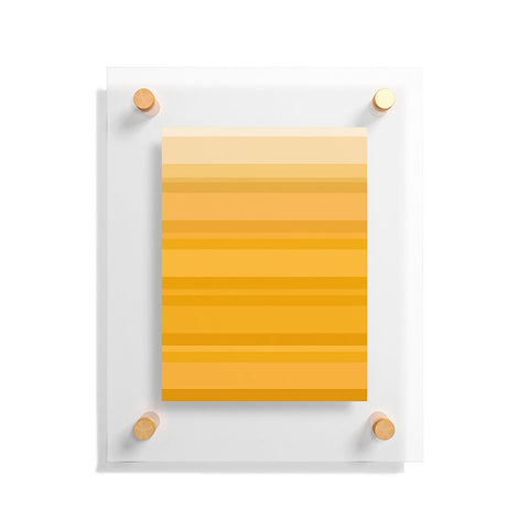 Colour Poems Retro Stripes XIV Floating Acrylic Print