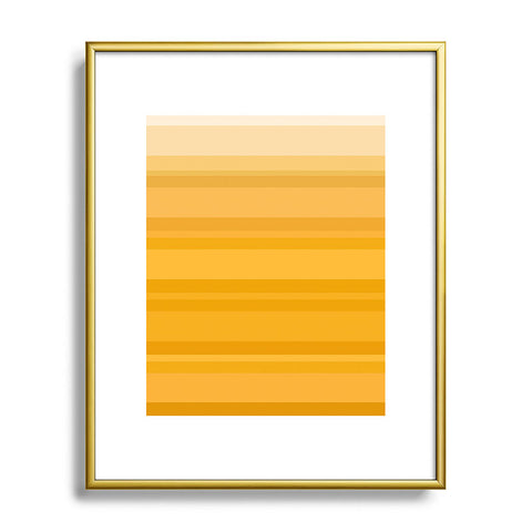Colour Poems Retro Stripes XIV Metal Framed Art Print