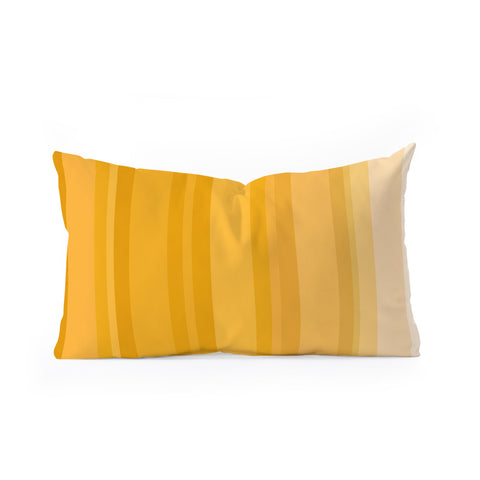 Colour Poems Retro Stripes XIV Oblong Throw Pillow