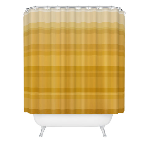 Colour Poems Retro Stripes XIV Shower Curtain