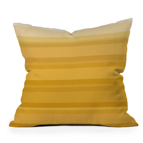 Colour Poems Retro Stripes XIV Throw Pillow