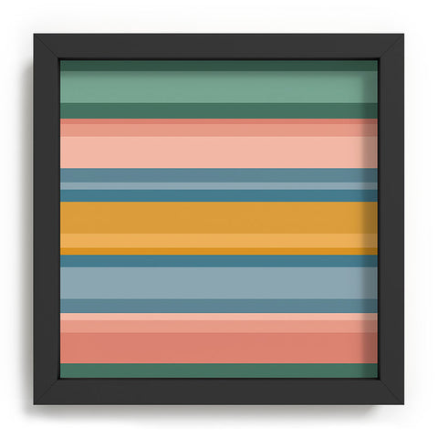 Colour Poems Retro Stripes XVI Recessed Framing Square