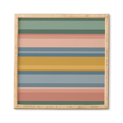 Colour Poems Retro Stripes XVI Framed Wall Art
