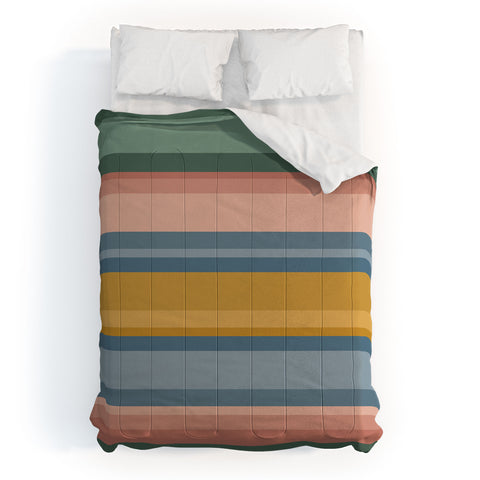 Colour Poems Retro Stripes XVI Comforter