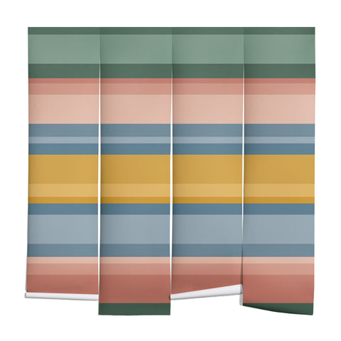 Colour Poems Retro Stripes XVI Wall Mural