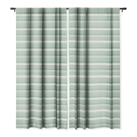 Colour Poems Retro Stripes XXIII Blackout Window Curtain