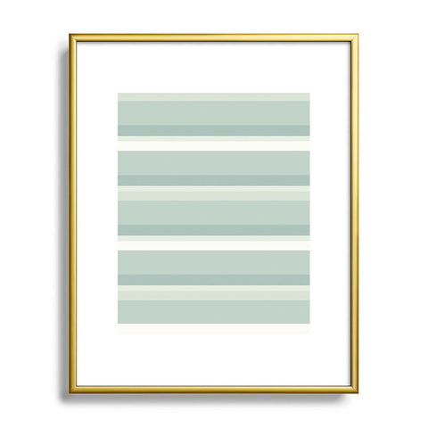 Colour Poems Retro Stripes XXIII Metal Framed Art Print