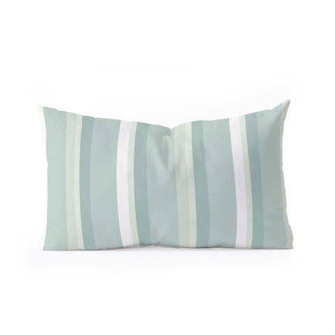 Colour Poems Retro Stripes XXIII Oblong Throw Pillow