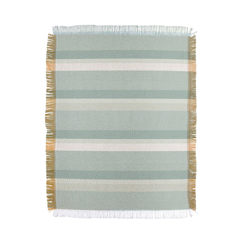 Colour Poems Retro Stripes XXIII Throw Blanket