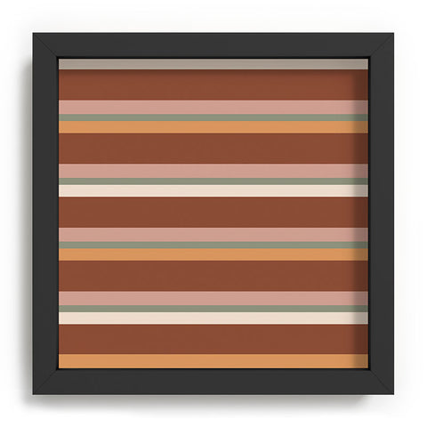 Colour Poems Retro Stripes XXIX Recessed Framing Square